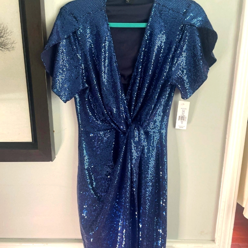 JM Studio Sequence Navy Dress